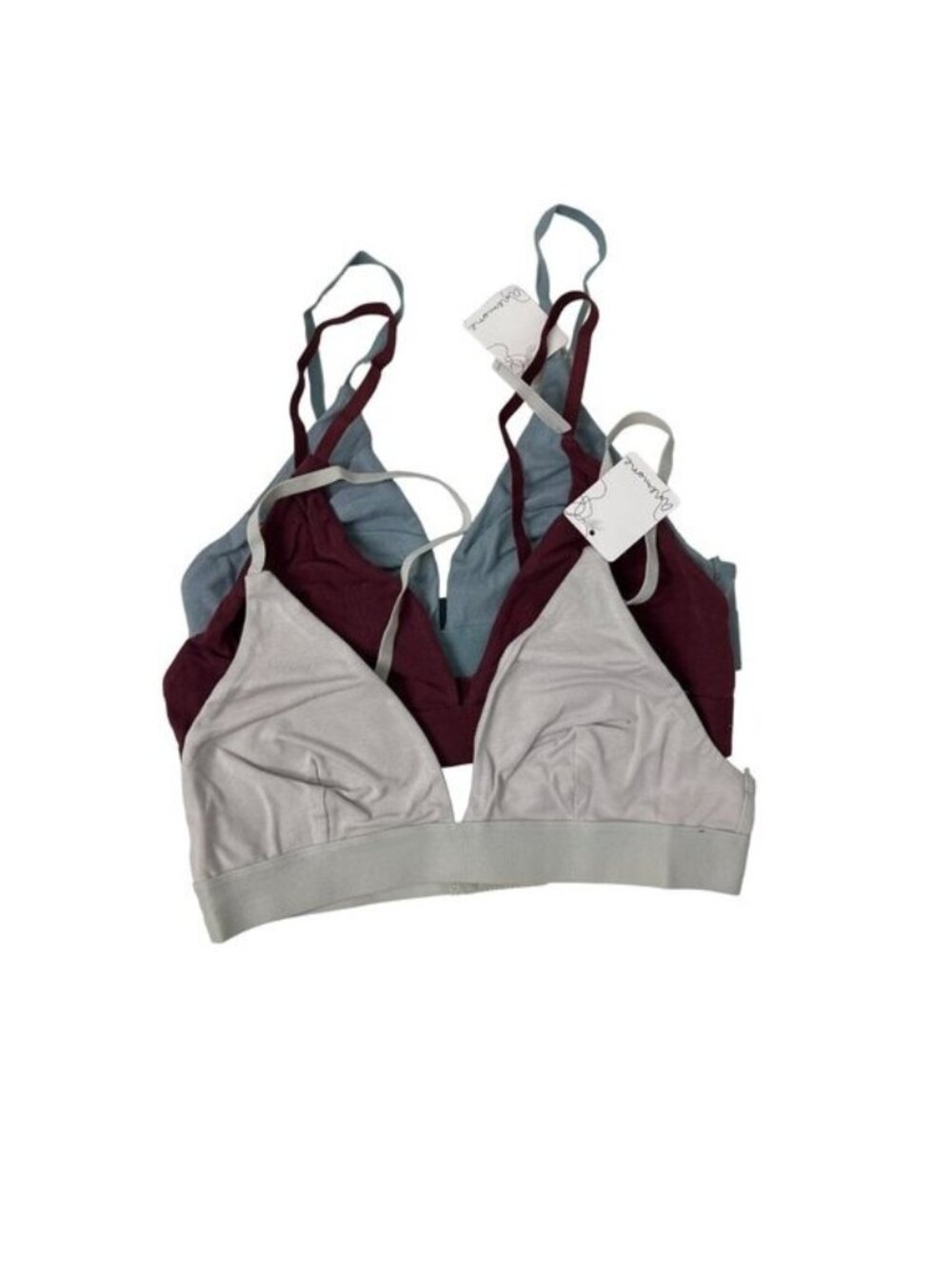 Anemone Bundle Of 3 Triangle Bralettes